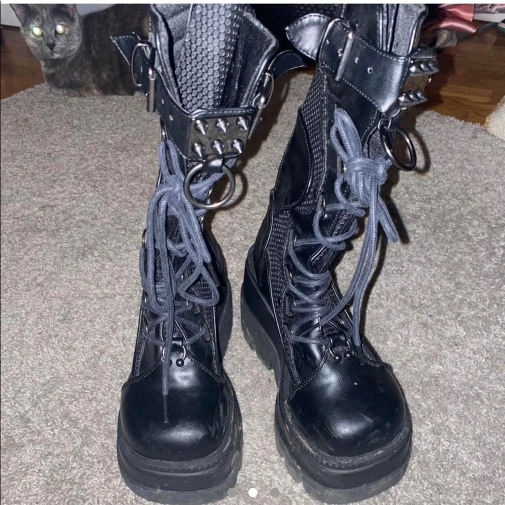 Platform Demonia Boots - Picture 2 of 3